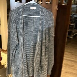 Knox Rose Heathered Gray Cardigan